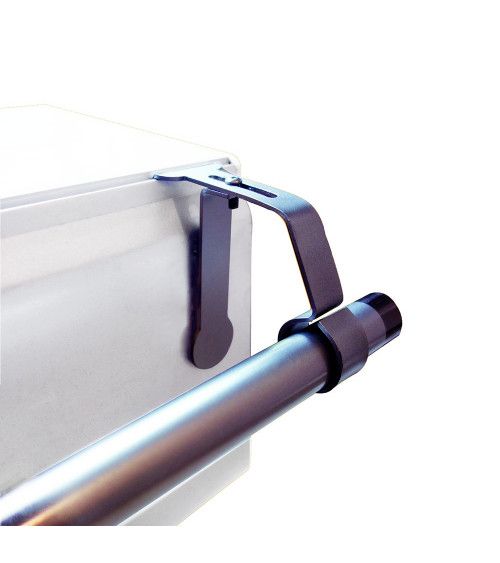 Support de Tringle à rideaux  sans perçage pour coffret volet roulant support tringle rideau pose simple et rapide