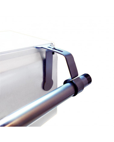 Support de Tringle à rideaux  sans perçage pour coffret volet roulant support tringle rideau pose simple et rapide