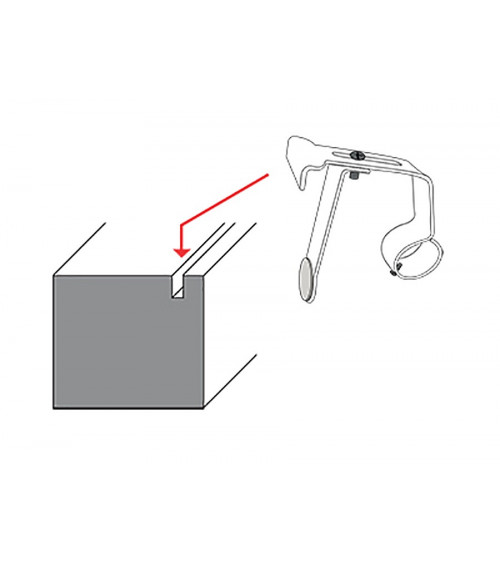 Support de Tringle à rideaux  sans perçage pour coffret volet roulant support tringle rideau pose simple et rapide