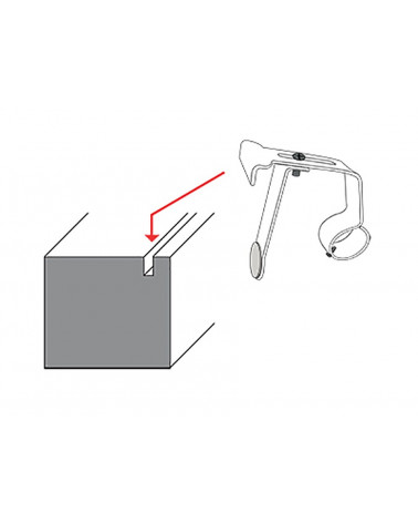 Support de Tringle à rideaux  sans perçage pour coffret volet roulant support tringle rideau pose simple et rapide