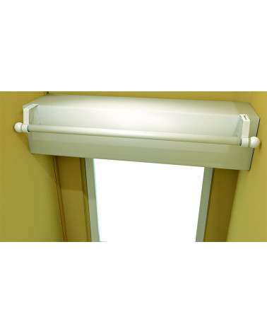 Support de Tringle à rideaux  sans perçage pour coffret volet roulant support tringle rideau pose simple et rapide