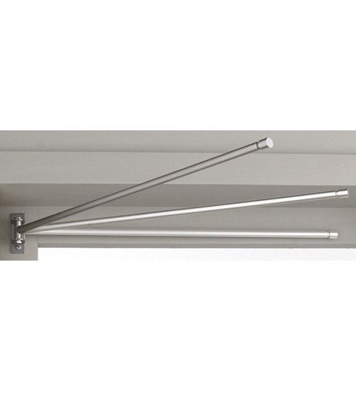 Tringle à rideaux pivotante pour portes entrées et portes fenêtres Tringle à rideaux pivotante pour portes entrées et portes fenêtres