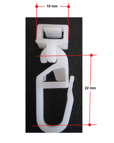 glisseurs, x20, agrafes, clips, clipser, Nylon, rideaux