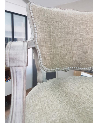 clou tapissier blanc pailletées ébéniste nettoyage tissu d'ameublement