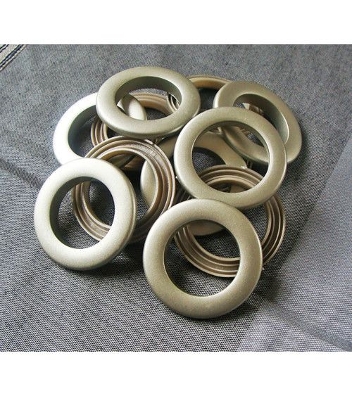 oeillets, clips, décoration, tringles, rideaux, voilage, élégant, chic, métal