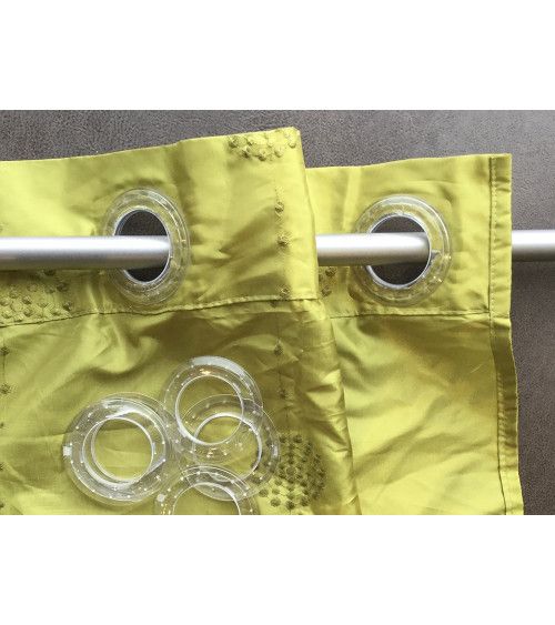 œillets, décoration, tringles, clips, design, voilage, rideaux