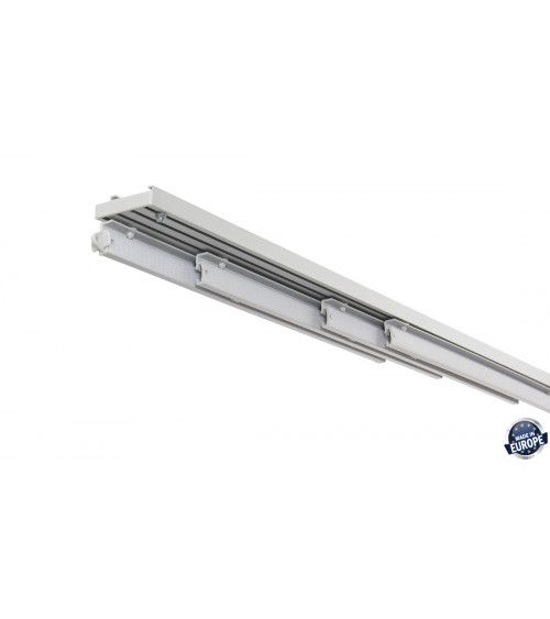 Kit Rail Panneaux Japonais - 2,75 m - 5 Voies - Fixation Plafond/Mur