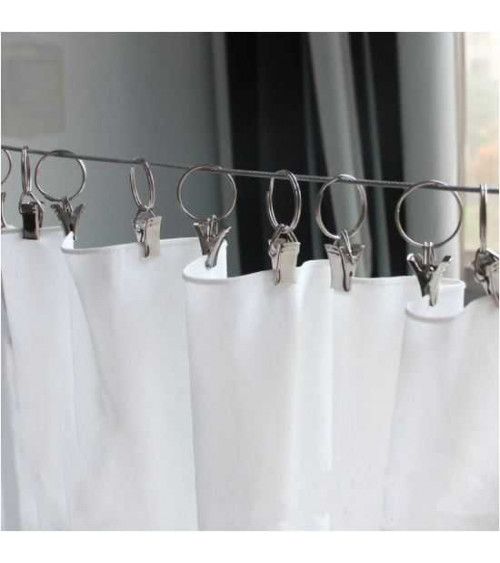 anneaux avec pince pour tout types de  tringle a rideaux