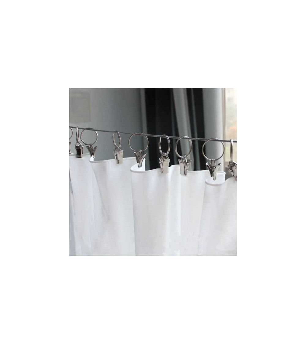 anneaux avec pince pour tout types de  tringle a rideaux
