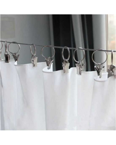 anneaux avec pince pour tout types de  tringle a rideaux