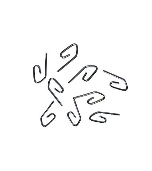 Agrafes Escargot Métal pour Rideau  - Fixation Rail / Chemin de Fer Agrafes Escargot Métal pour Rideau  - Fixation Rail / Chemin de Fer