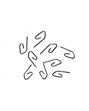 Agrafes Escargot Métal pour Rideau  - Fixation Rail / Chemin de Fer