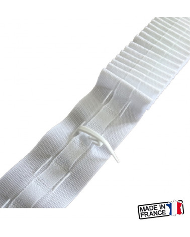 Agrafes Escargot Polycarbonate  - Fixation Ruflette Rail