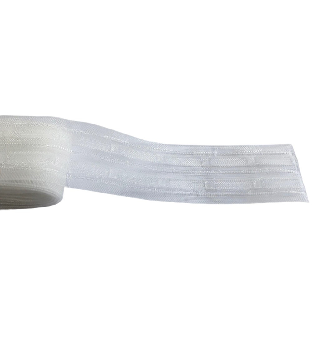 Ruflette transparente est spécialement préconisée pour la confection de voilage.