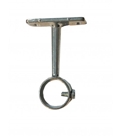 Support Oeil Fixe en Aluminium (Alu) - Tringle Penderie Ø20 mm