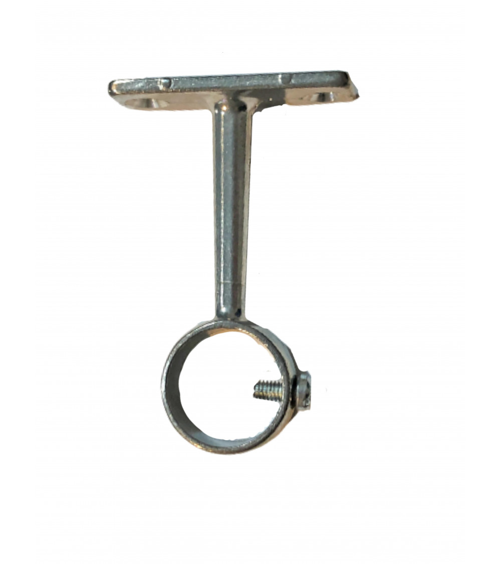 Support Oeil Fixe en Aluminium (Alu) - Tringle Penderie Ø20 mm