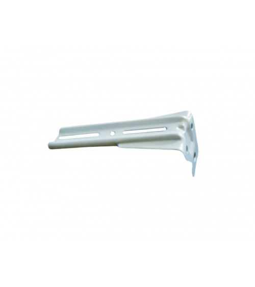 Équerre Murale Laquée - Fixation Rail Simple - Longueur 12,5 cm