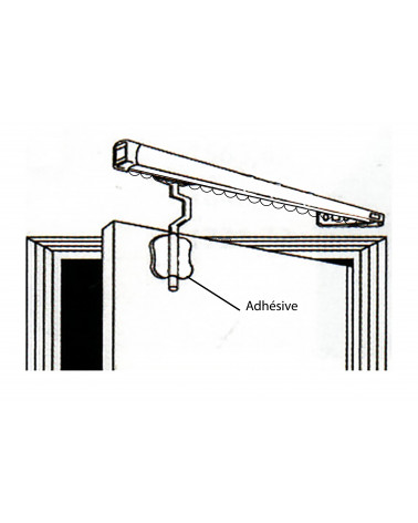 Habiller ma porte d'un rideau conjugue esthétique, isolation phonique et thermique.convient pour rideau galon