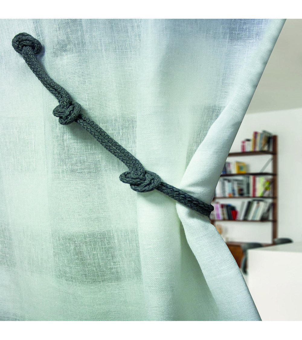 Embrasse Magnétique Marina Textile - 62 cm - Aspect Naturel Cosy