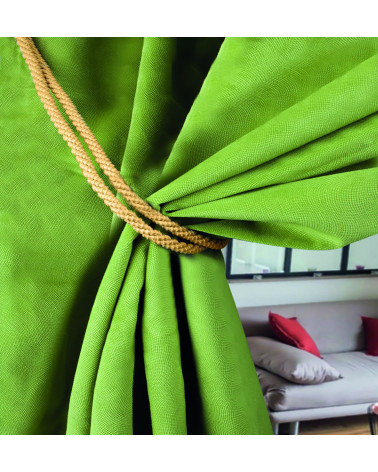 Embrasse à Rideau Durban - Double Cordon Textile Viscose - 66 cm