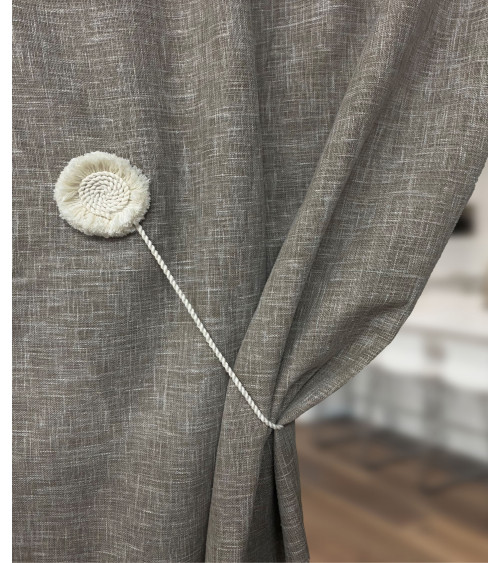 SOLIS - Embrasse rideaux textile magnétique sans perçages