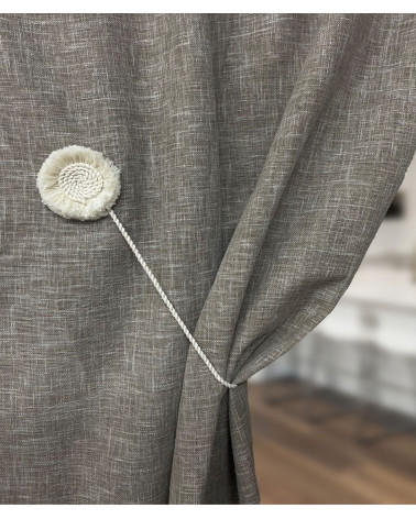 SOLIS - Embrasse rideaux textile magnétique sans perçages