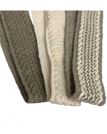 Embrasse à Rideau en Coton Brodée - Style Bohème Chic et Naturel