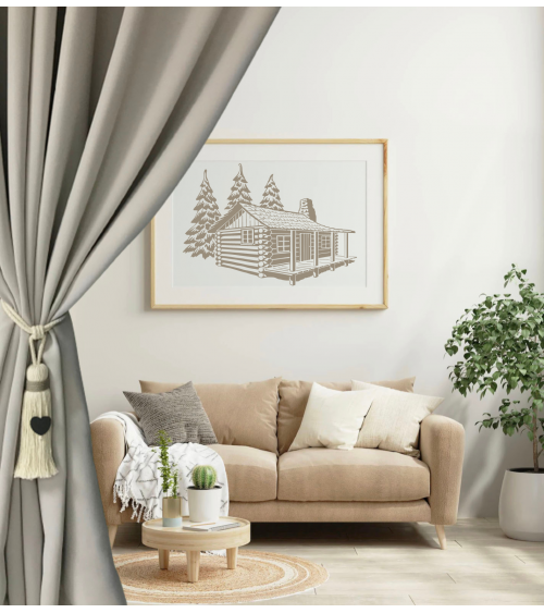 Embrasse rideaux originale, tendance, design, cosy, naturel, décoration, pas cher,