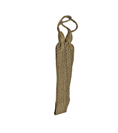 Embrasse à Rideau en Coton Brodée - Style Bohème Chic et Naturel