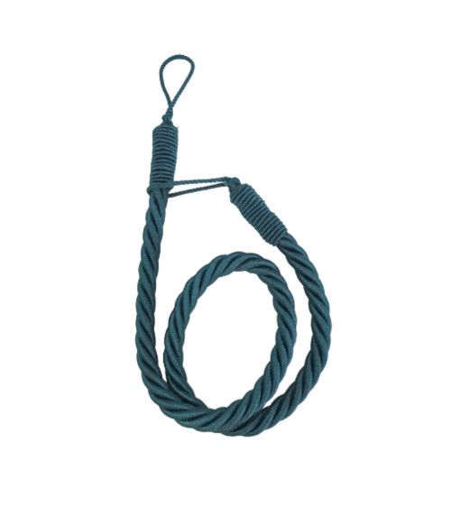 embrasse cordon, originale, pas cher, cordage, marine, tendance, décoration, Bleu canard