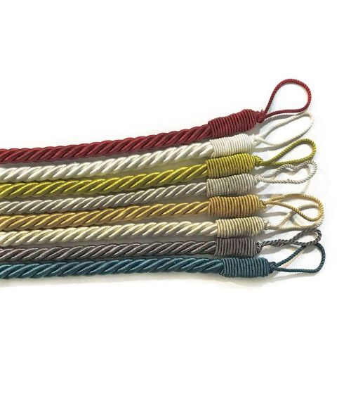 Embrasse à Rideau Textile Cordon - Maintien Classique et Tressé