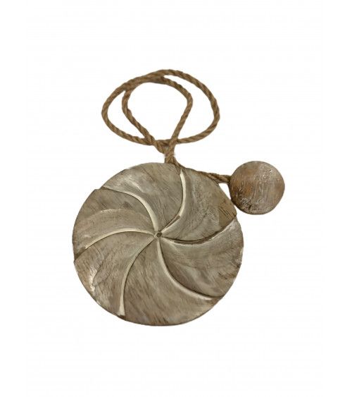 Embrasse Magnétique Rosa - Bois Peint et Cordon Jute - Design Tendance