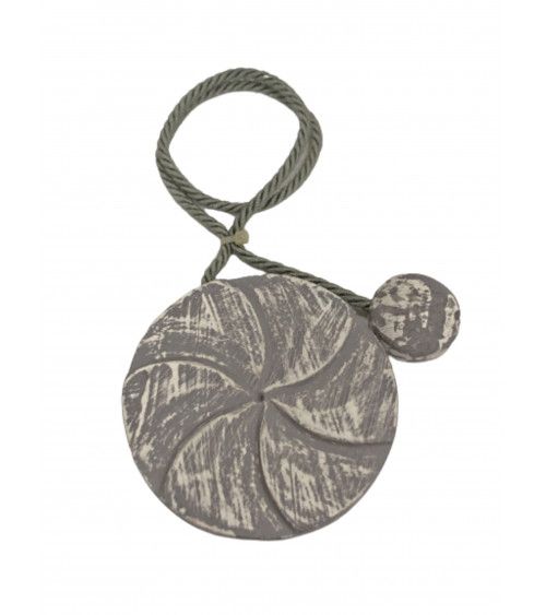 Embrasse Magnétique Rosa - Bois Peint et Cordon Jute - Design Tendance