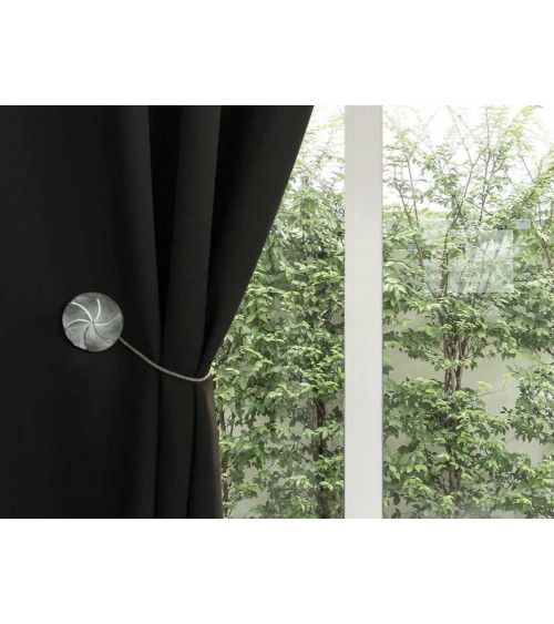 Embrasse Magnétique Rosa - Bois Peint et Cordon Jute - Design Tendance