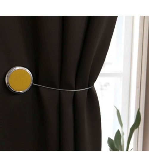 Embrasse Magnétique HALIFAX Métallisée - 40 cm - Aimants Puissants