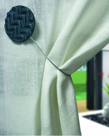 Embrasse Rideau Magnétique WILLY - Sans Perçage - Métallisée