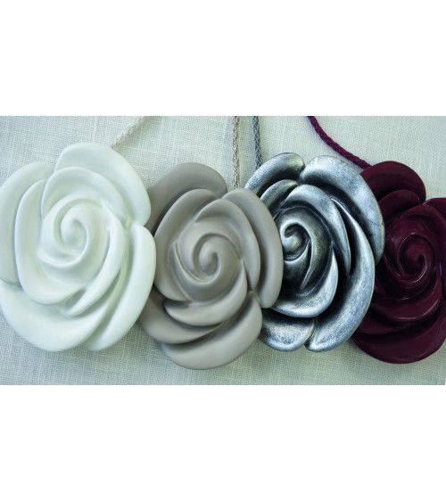 Embrasse, aimantée, pas cher, fleur, décoration, design, rideaux, sans perçage