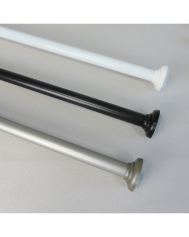 Tringle à Rideau Sans Perçage Ø20 mm - 90 à 140 cm