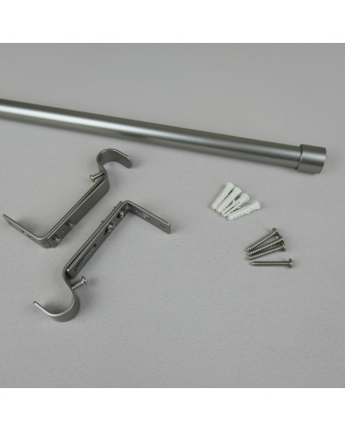 Kit Tringle à Rideau Extensible Ø16-19mm - 165 à 310 cm - Aluminium