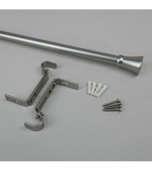 Kit Tringle Extensible Regent 110-210 cm - Embouts et Supports Kit Tringle Extensible Regent 110-210 cm - Embouts et Supports
