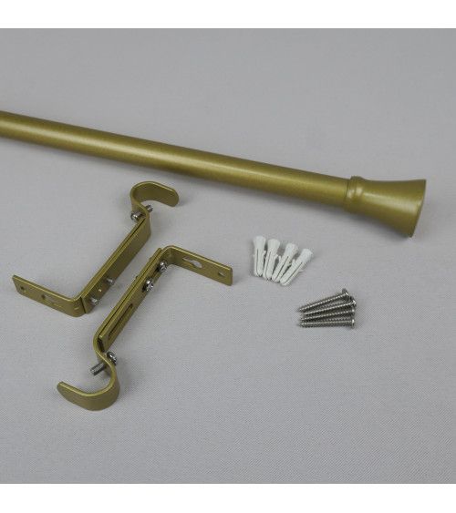Kit Tringle Extensible Regent 110-210 cm - Embouts et Supports Kit Tringle Extensible Regent 110-210 cm - Embouts et Supports
