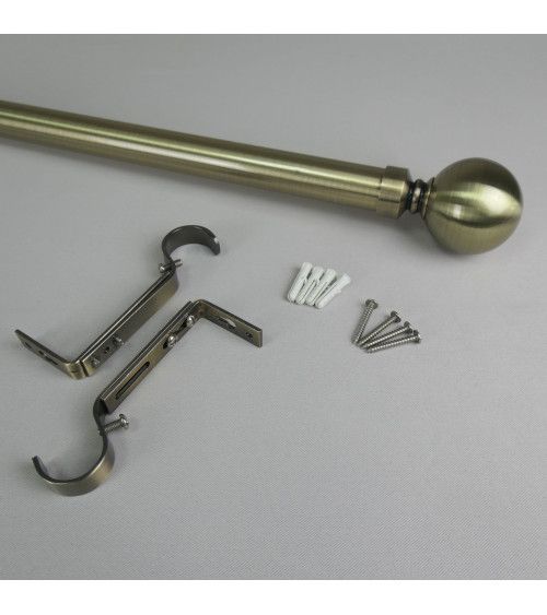 Kit Tringle Extensible Sphère 110-210 cm | Ø 25/28 mm