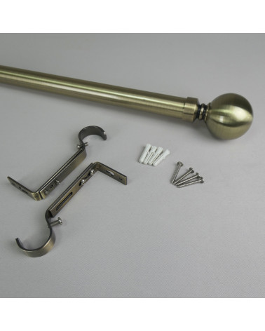 Kit Tringle Extensible Sphère 110-210 cm | Ø 25/28 mm