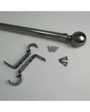 Kit Tringle Extensible Sphère 110-210 cm | Ø 25/28 mm
