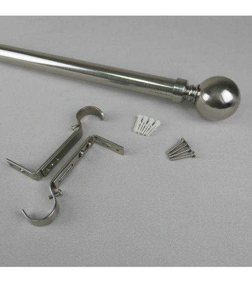 Kit Tringle Extensible Sphère 110-210 cm | Ø 25/28 mm