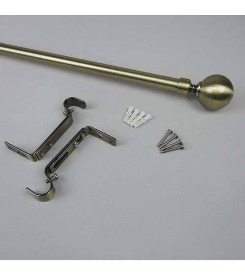 Kit Tringle Extensible Sphère 110-210 cm | Ø 16/19 mm Kit Tringle Extensible Sphère 110-210 cm | Ø 16/19 mm