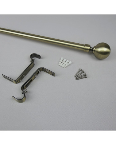 Kit Tringle Extensible Sphère 110-210 cm | Ø 16/19 mm