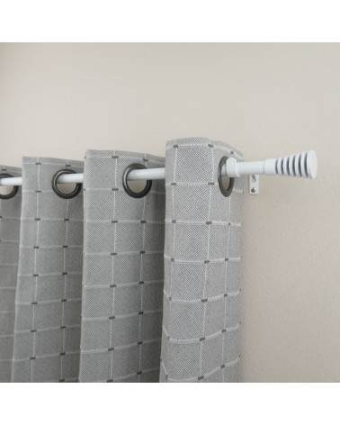 Kit Tringle à Rideau Extensible CAMDEN 110-210 cm - Ø19 mm