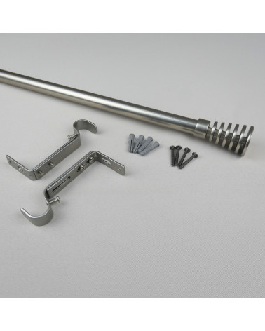 Kit Tringle à Rideau Extensible CAMDEN 110-210 cm - Ø19 mm