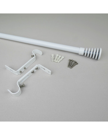 Kit Tringle à Rideau Extensible CAMDEN 110-210 cm - Ø19 mm